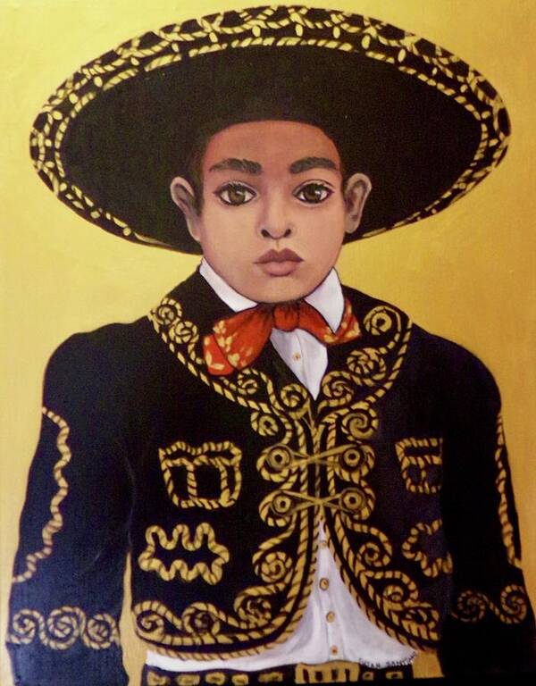Mexico Poster featuring the painting Mariachi by Susan Santiago