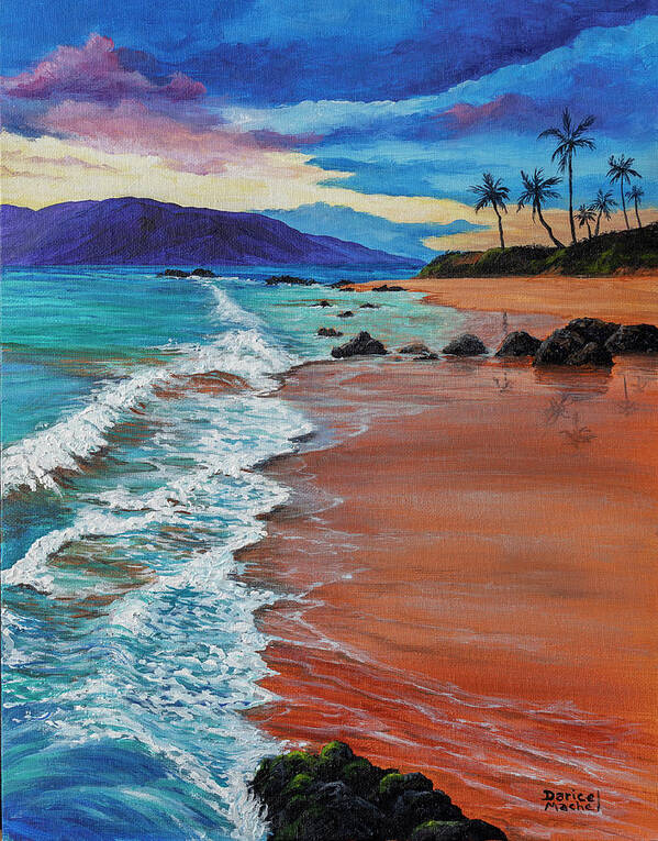 Maui Poster featuring the painting Maui Colors by Darice Machel McGuire