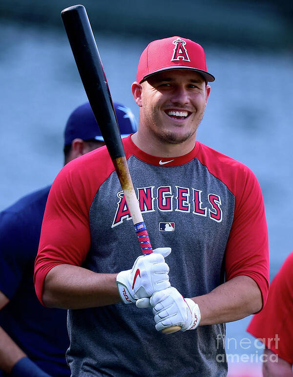 People Poster featuring the photograph Mike Trout by Harry How