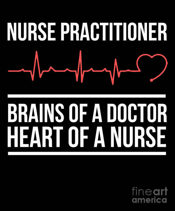 FNP Brain of A Doctor Heart of A Nurse Leather Bag
