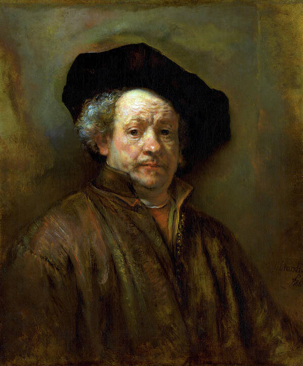 Rembrandt Poster featuring the painting Rembrandt by Long Shot