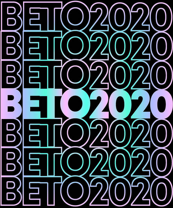 Cool Poster featuring the digital art Retro Beto 2020 by Flippin Sweet Gear