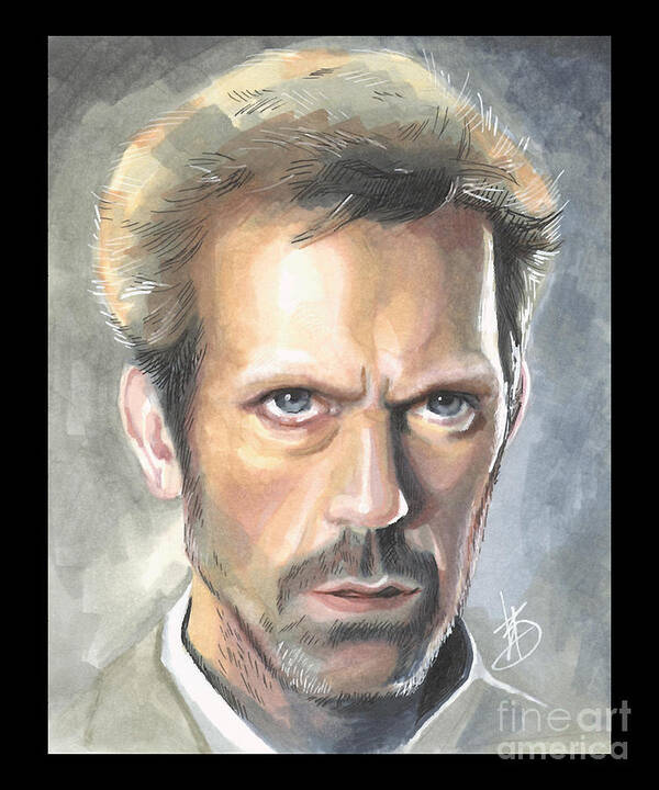 Retro Better House Md Hugh Laurie Markers Amazing Days Poster featuring the photograph Retro Better House Md Hugh Laurie Markers Amazing Days by Artwork Lucky