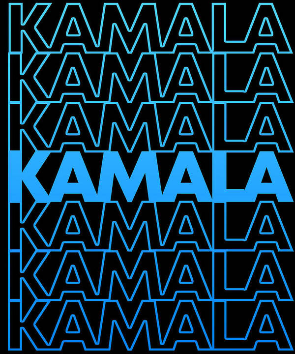 Election Poster featuring the digital art Retro Kamala Harris 2024 by Flippin Sweet Gear