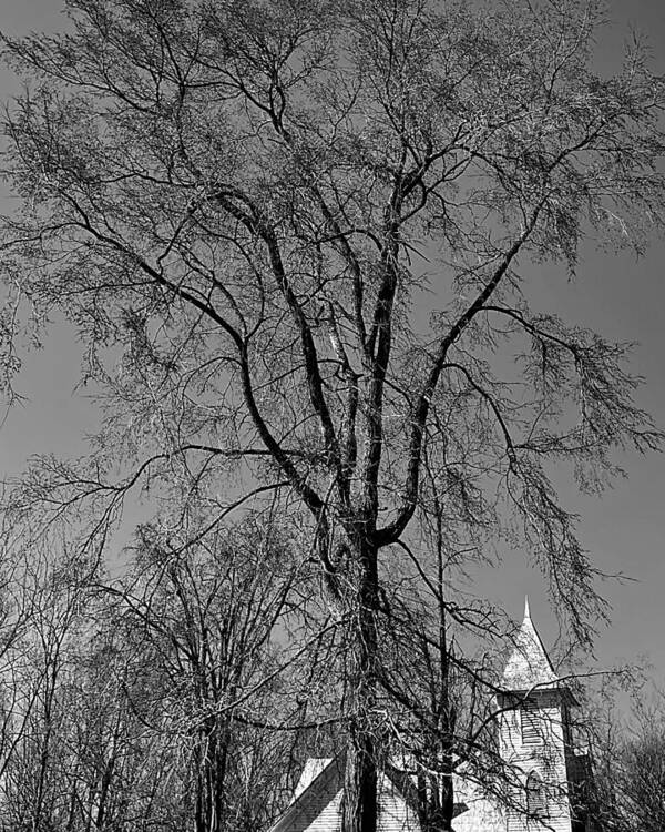 Rockford Poster featuring the photograph Rockford by Faith BW by Lee Darnell