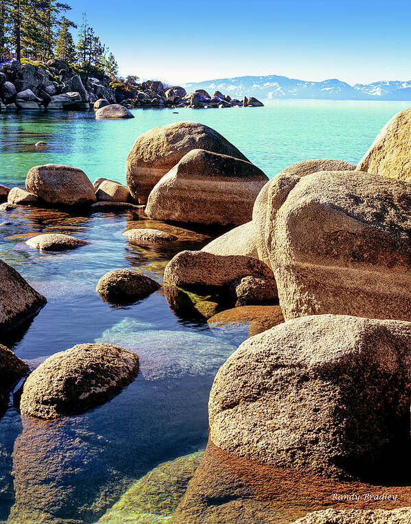 Usa Poster featuring the photograph Submerged Boulders by Randy Bradley