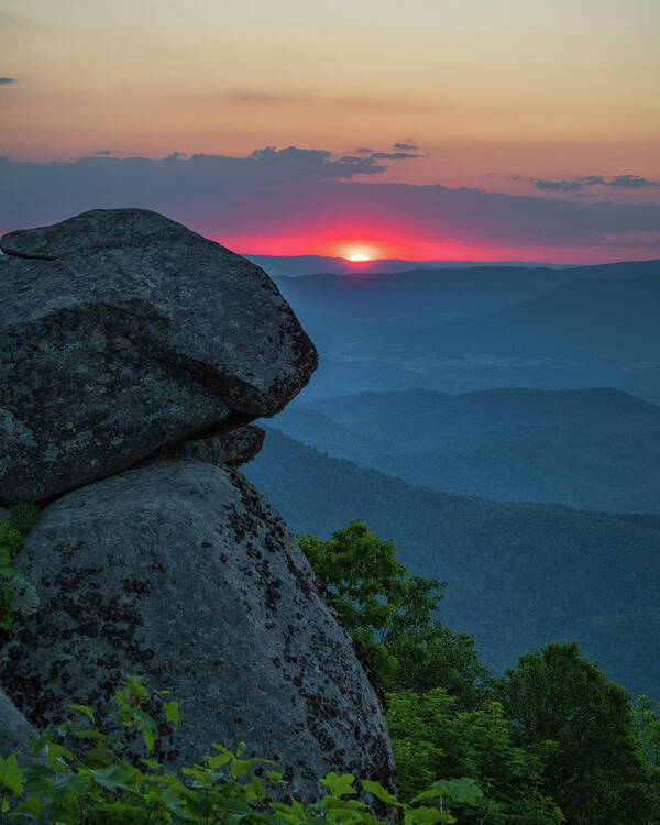 Summer Poster featuring the photograph Summer Sunset at Arnold Valley 4 by Tricia Louque