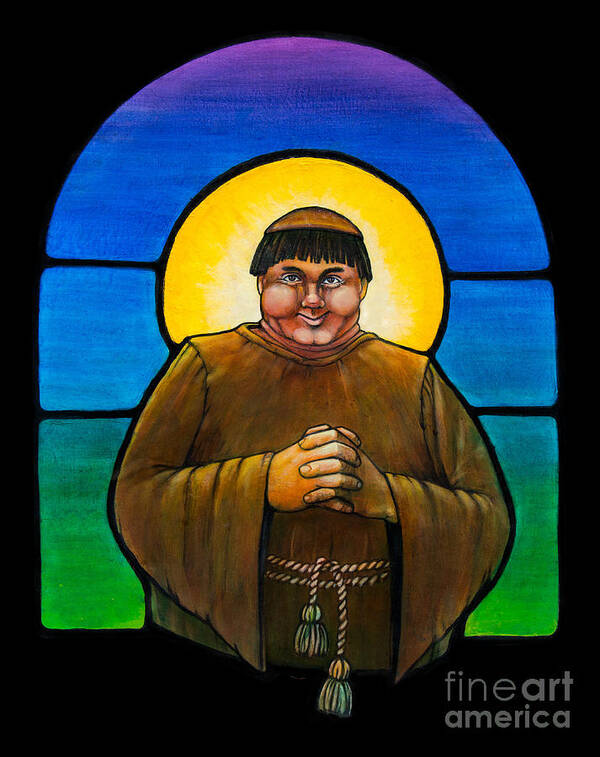 Friar Poster featuring the painting The Friar by Robert Corsetti