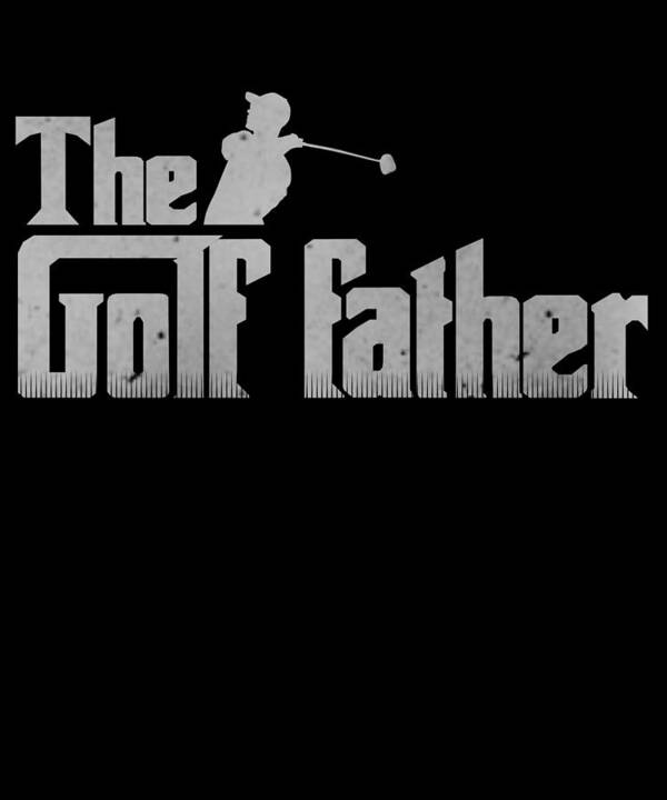 Athlete Poster featuring the digital art The Golf Father by Jacob Zelazny