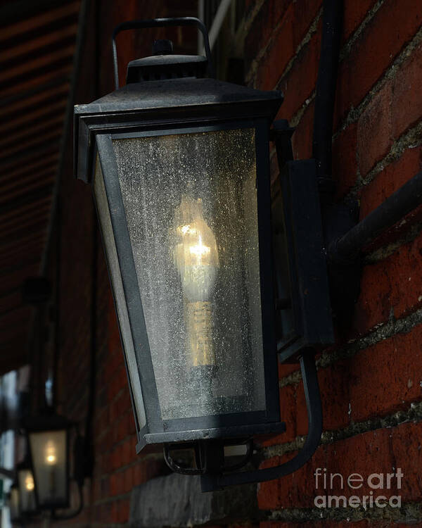 Old Lantern Poster featuring the photograph The Lantern by Robert Meanor