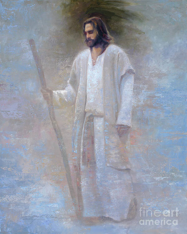 Jesus Poster featuring the painting The Way by Greg Olsen