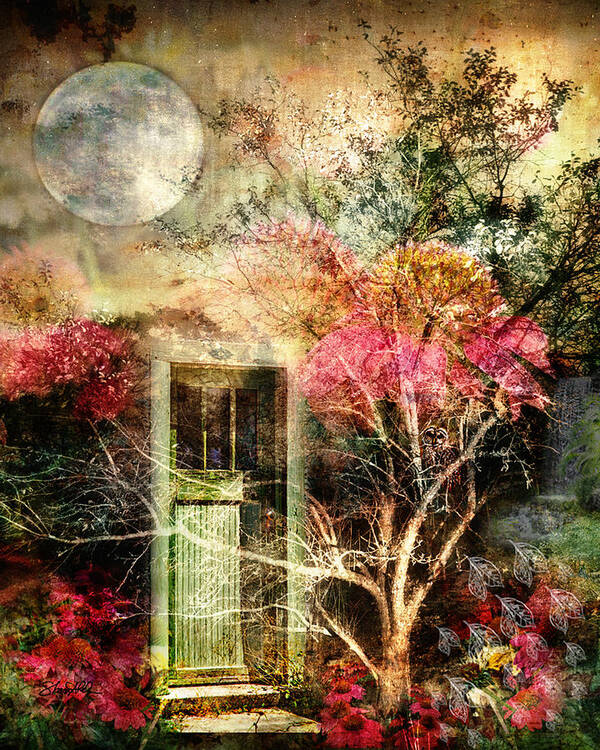 Door Poster featuring the photograph Through the Seasons by Shara Abel