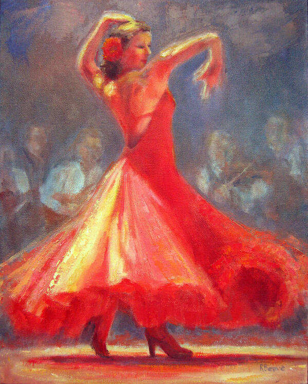 Ballet Poster featuring the painting To the Rhythm of the Music by Robie Benve