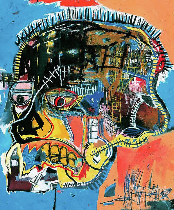 Jean Michel Basquiat Poster featuring the photograph Untitled - Jean Michel Basquiat by Agatha Carolina