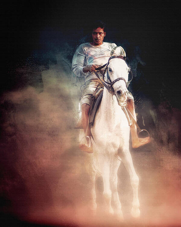 Photography Poster featuring the photograph Versova Rider by Craig Boehman