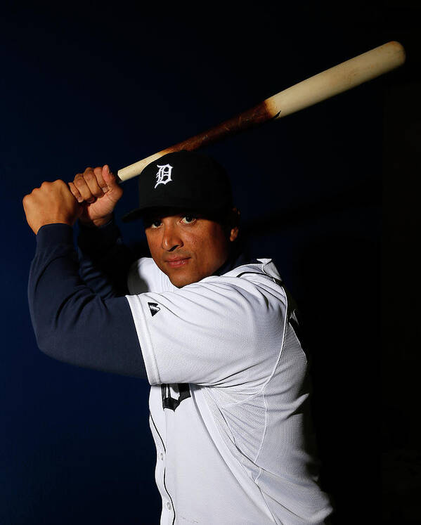 Media Day Poster featuring the photograph Victor Martinez by Kevin C. Cox