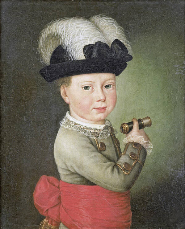 Anonymous Poster featuring the painting William George Frederick, Prince of Orange-Nassau, as a Child by Anonymous