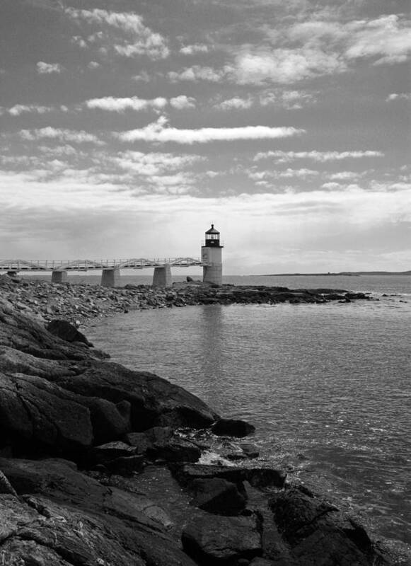 Lighthouse Poster featuring the photograph Coastal Maine #1 by Becca Wilcox
