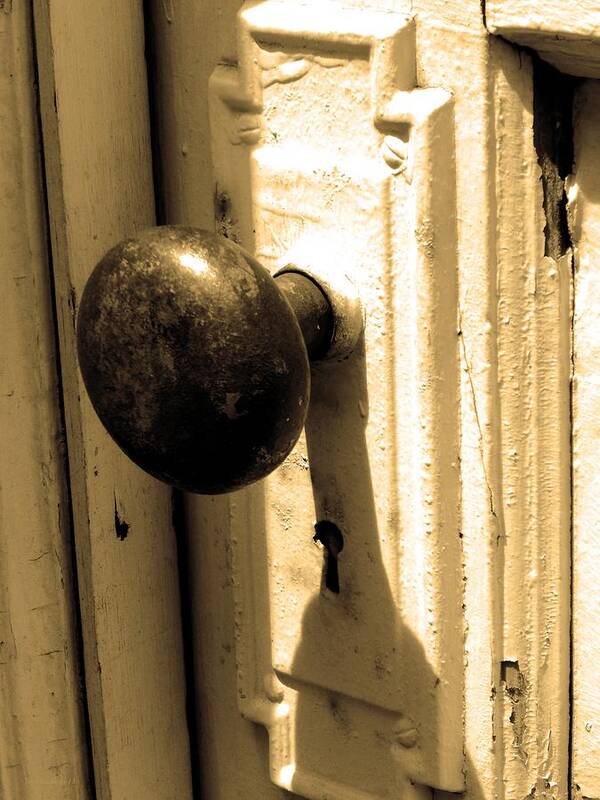 Doorknob Poster featuring the photograph Enter					 #1 by Steve Godleski