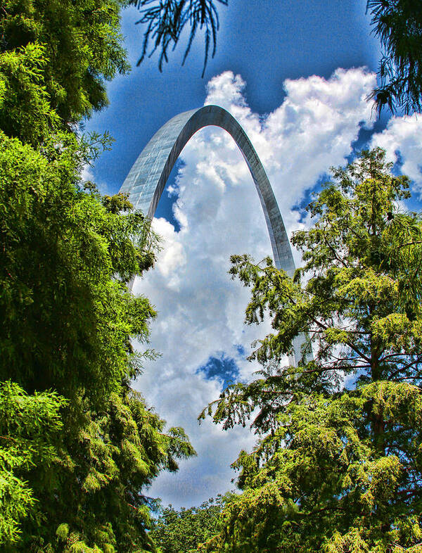 St. Louis Poster featuring the photograph Gateway Arch #2 by John Freidenberg