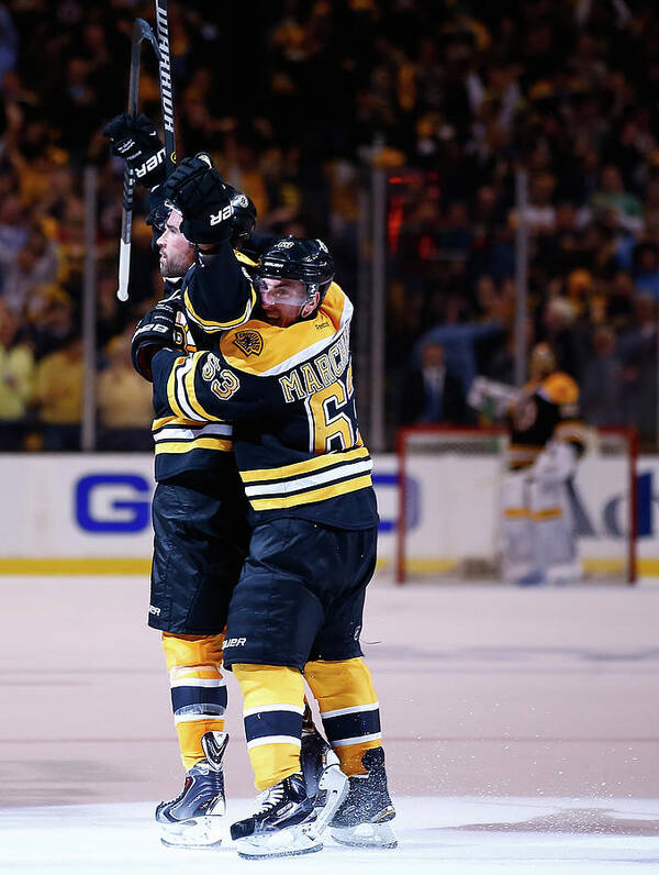 Playoffs Poster featuring the photograph Montreal Canadiens V Boston Bruins - #1 by Jared Wickerham