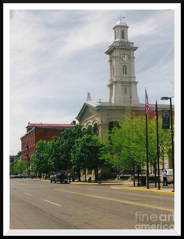 Courthouse Poster featuring the photograph Ross County Courthouse #2 by Charles Robinson
