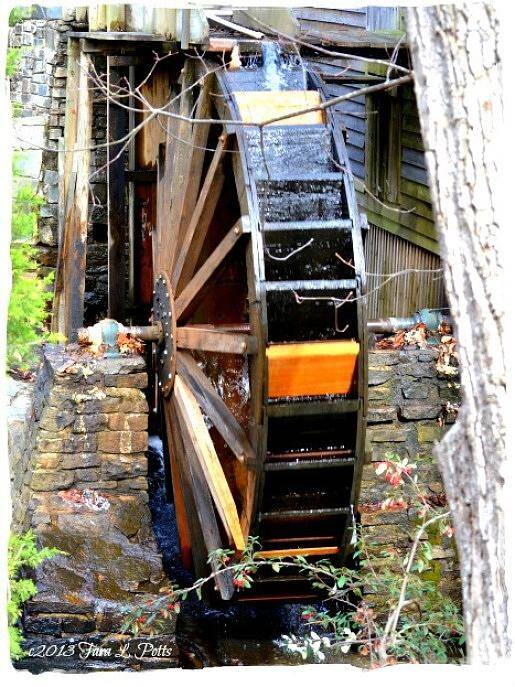 Water Wheel Poster featuring the photograph Water Wheel #1 by Tara Potts