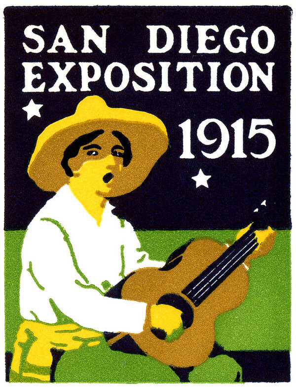 Historicimage Poster featuring the painting 1915 San Diego Expo Poster 2 by Historic Image