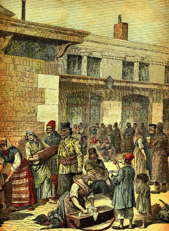 19th Century Poster featuring the photograph 19th Century Jewish Migrants by Collection Abecasis