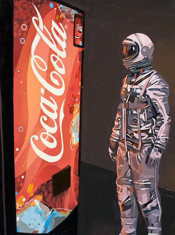 #faatoppicks Poster featuring the painting The Coke Machine by Scott Listfield