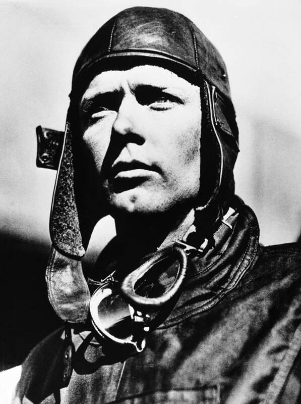 1927 Poster featuring the photograph Charles Lindbergh (1902-1974) #3 by Granger