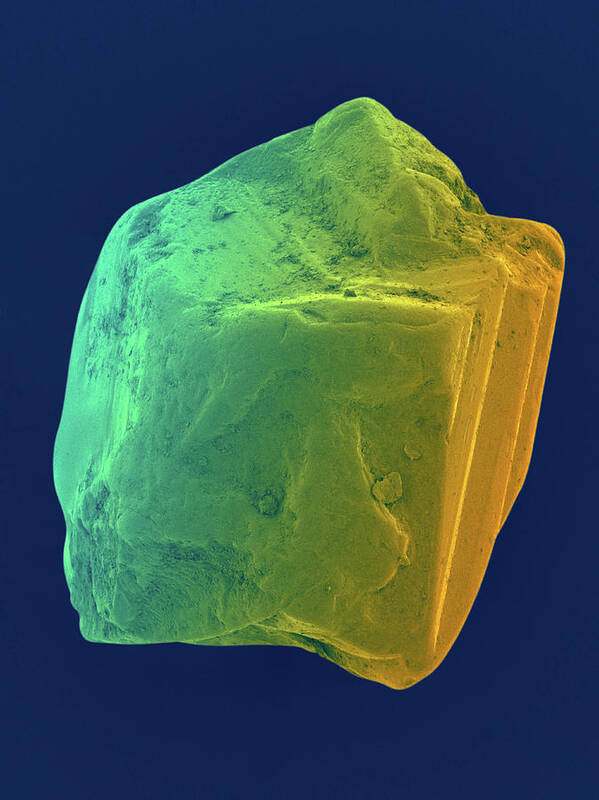 291479 Poster featuring the photograph Sapphire #8 by Dennis Kunkel Microscopy/science Photo Library