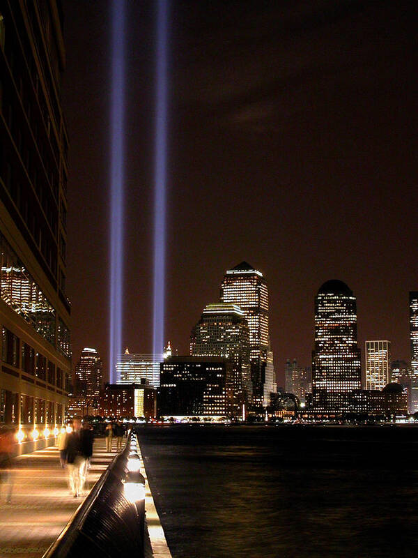 World Trade Center Poster featuring the photograph 911 Anniversary by Gary Slawsky