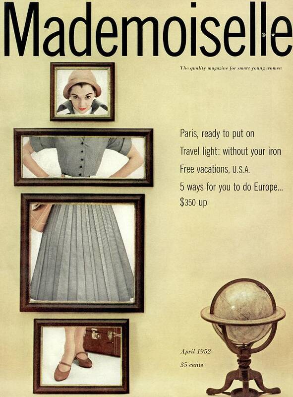 Fashion Poster featuring the photograph A Model Reflected In Mirrors by Somoroff