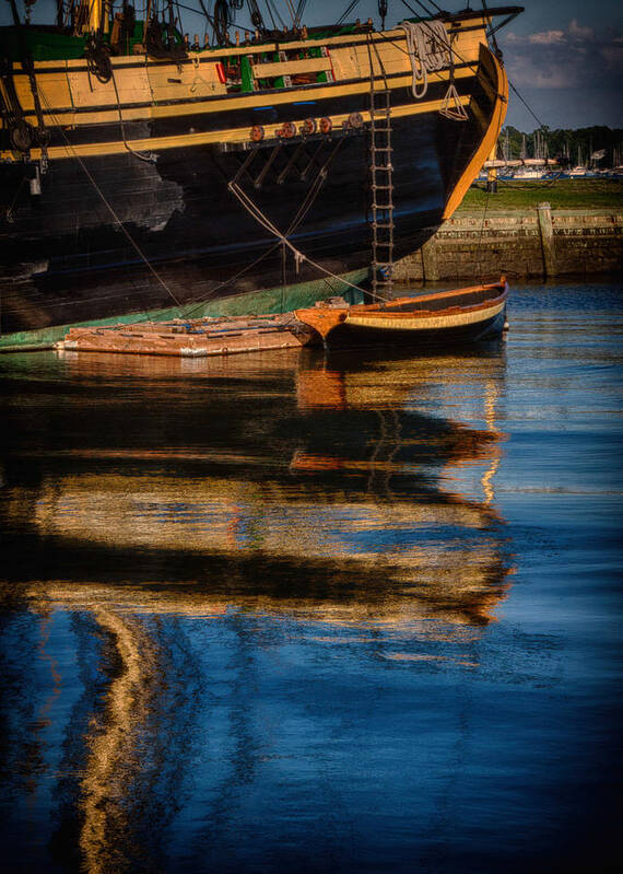 Salem Poster featuring the photograph Afternoon Friendship reflection by Jeff Folger