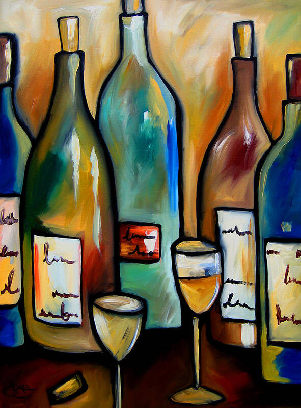 Fidostudio Poster featuring the painting Assorted Spirits by Tom Fedro