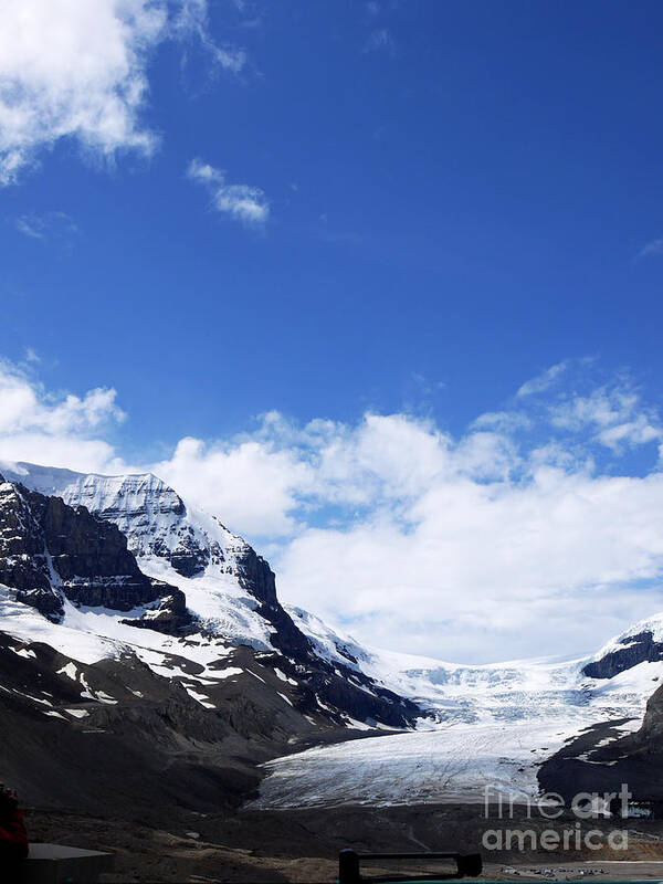 Athabasca Poster featuring the photograph Athabascar Glacier by Brenda Kean