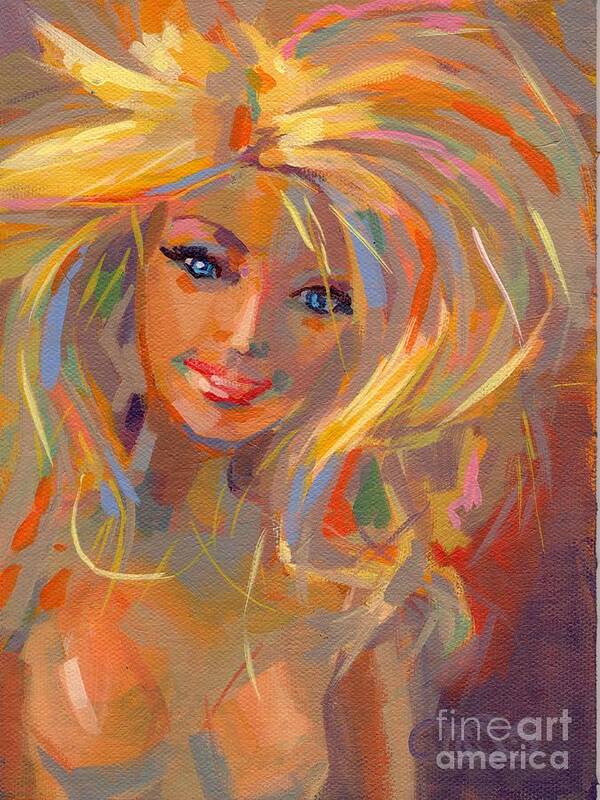 Barbie Poster featuring the painting Barbie Licious by Kimberly Santini