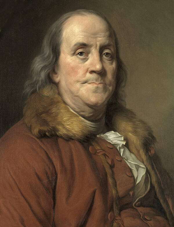 History Poster featuring the painting Benjamin Franklin, American Statesman by Metropolitan Museum of Art