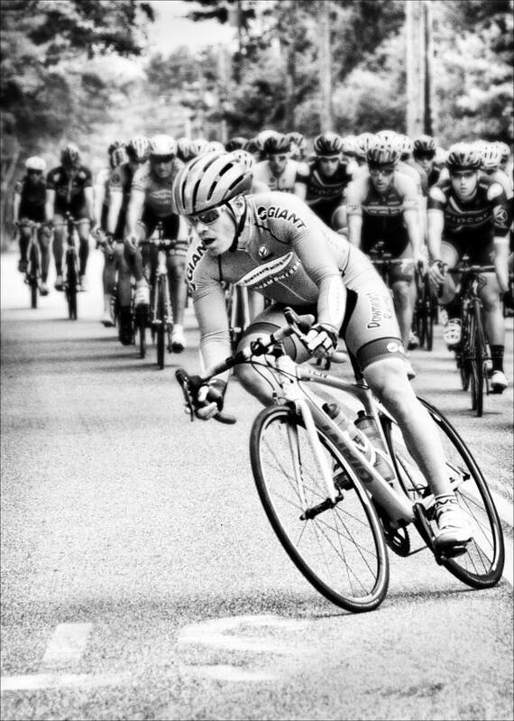 Bike Race Poster featuring the photograph Bike Race by Paul Schreiber