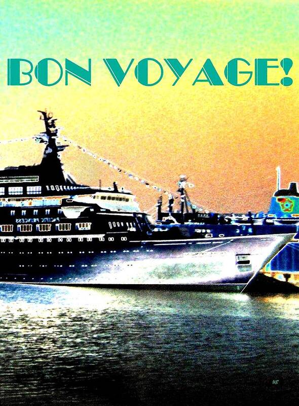 Bon Voyage Poster featuring the digital art Bon Voyage by Will Borden