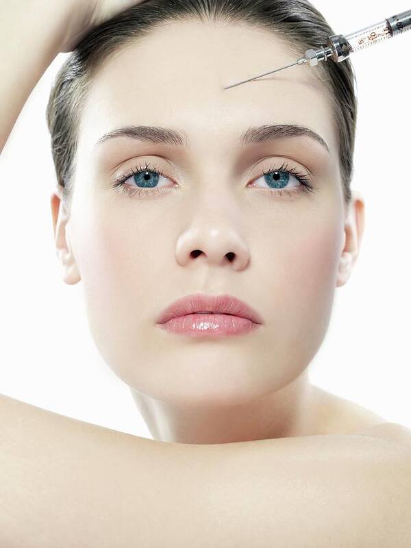 Botox Poster featuring the photograph Botox Treatment by Kate Jacobs/science Photo Library