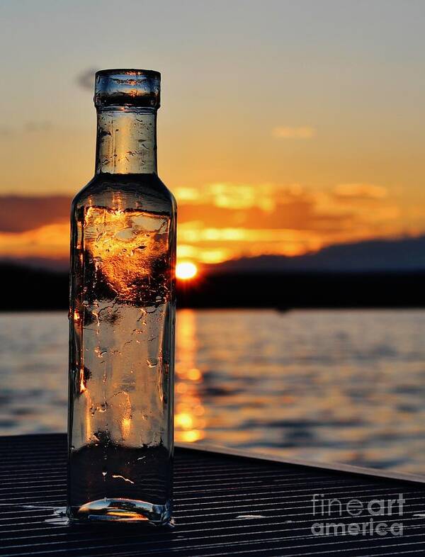 Maine Poster featuring the photograph Bottled Sun by Karin Pinkham