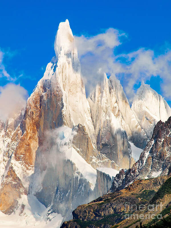 Argentina Poster featuring the photograph Cerro Torre by JR Photography