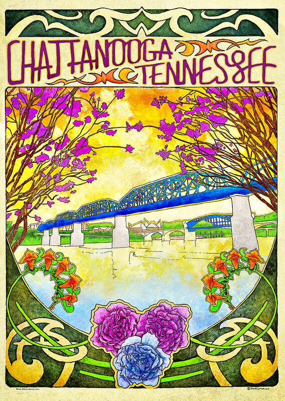 Chattanooga Poster featuring the photograph Chattanooga Tourism 1 by Steven Llorca