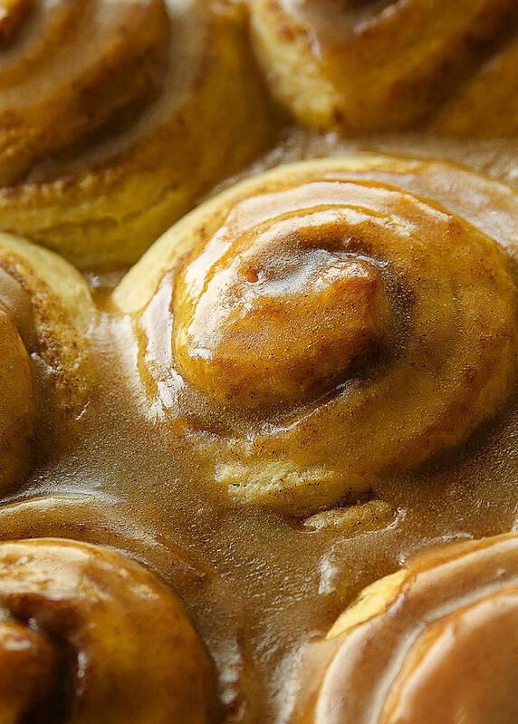 Cinnamon Poster featuring the photograph Cinnamon Rolls by Rick Mosher