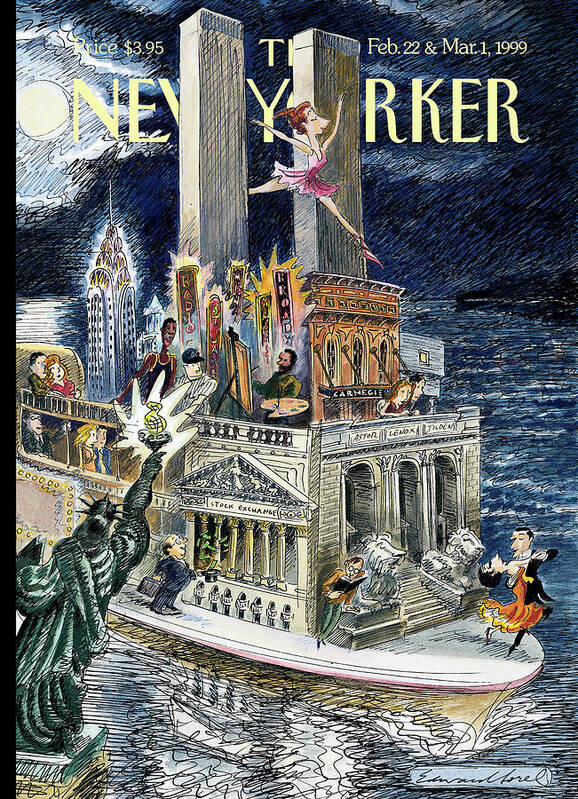 City Of Dreams Poster featuring the painting City Of Dreams by Edward Sorel
