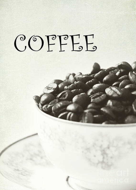 Coffee Poster featuring the photograph Coffee by Pam Holdsworth
