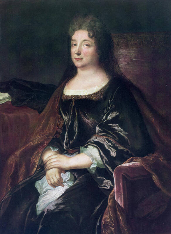 Countess Poster featuring the painting Comtesse De La Fayette (1634-1693) by Granger