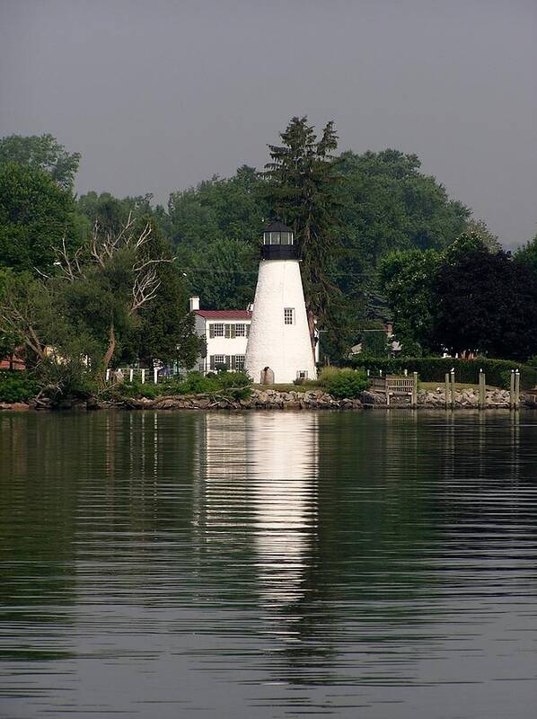 Landscape Poster featuring the photograph Concord Point Lighthouse by Christopher James